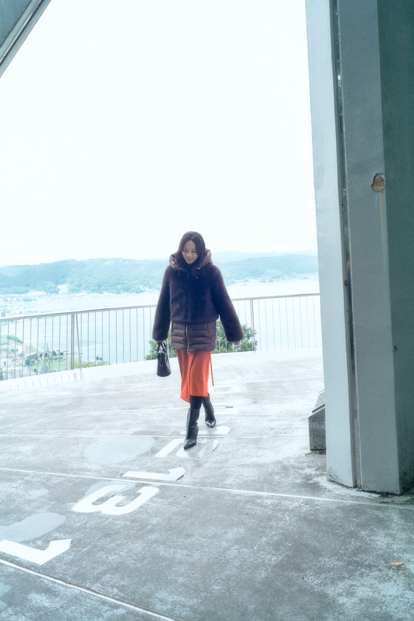 CORRALONを着用した臼田あさ美